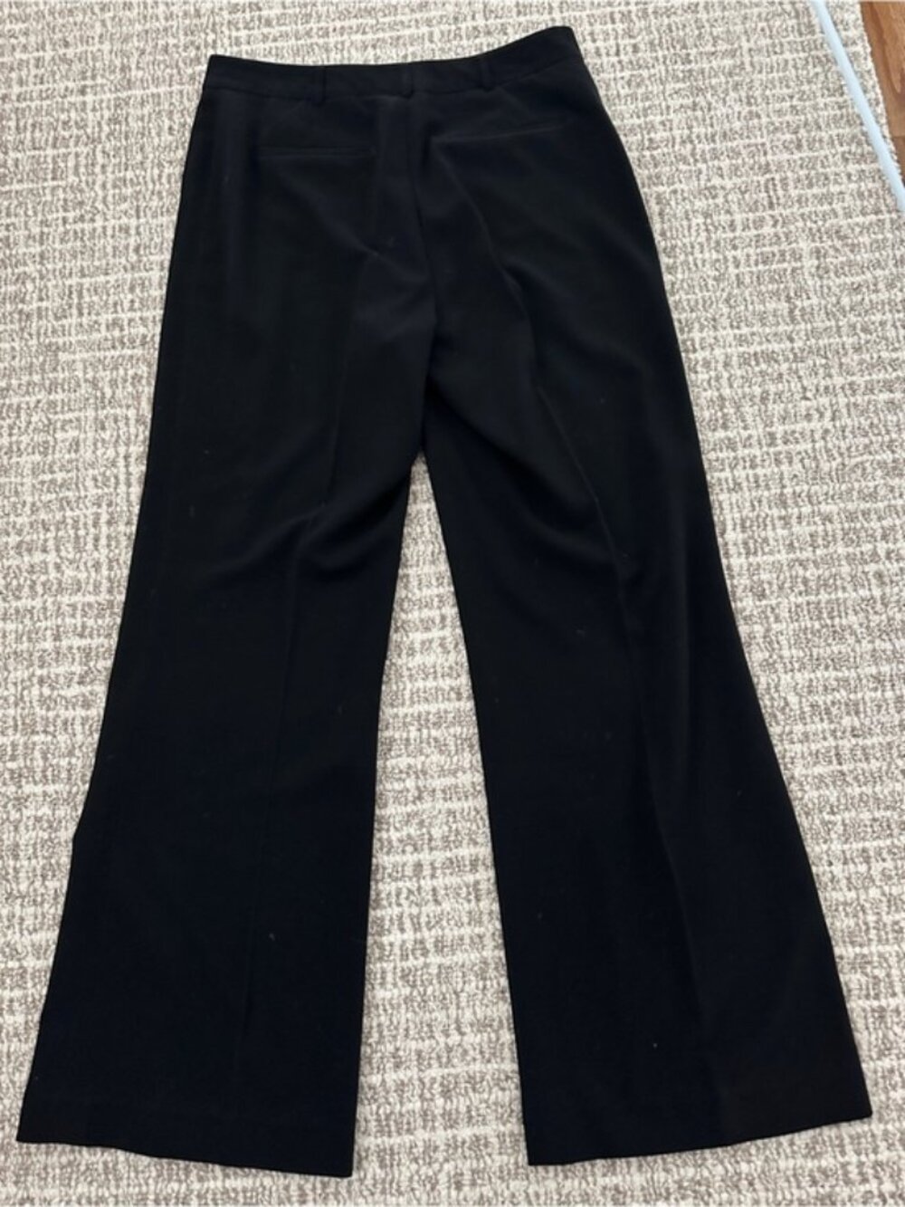 Merona Black Wide Leg Classic Women's Trousers, Sz 12 Preowned perfect condition